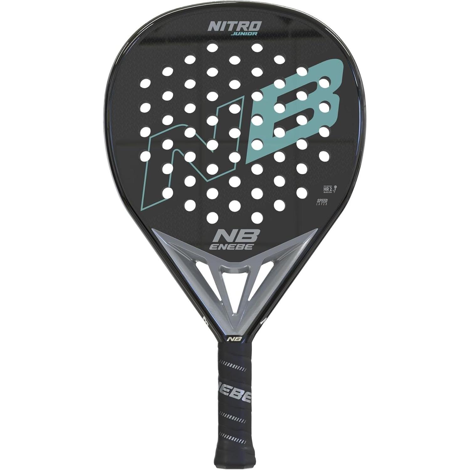 Pala de Pádel Enebe Nitro Green Junior 2024/ Verde y Negro