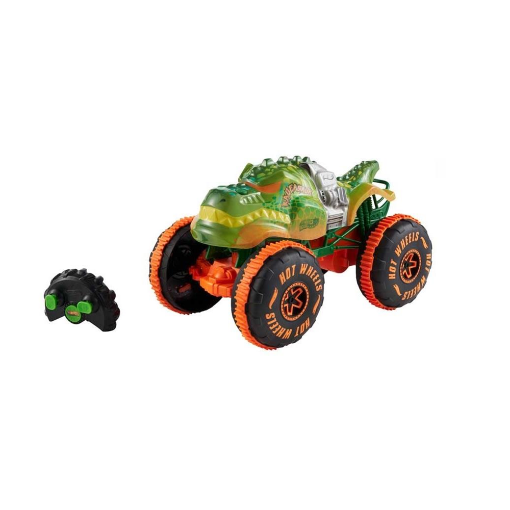 Coche Radio Control Hot Wheels Monster Trucks Samsh O Saurus. Escala 1:15 (JBH03)