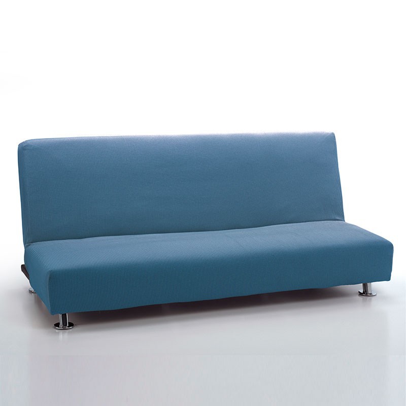 MAXIFUNDAS FUNDAS DE SOFA & CHAISE LONGUE - Funda Sofá Cama Strada Celeste - Ajuste Perfecto