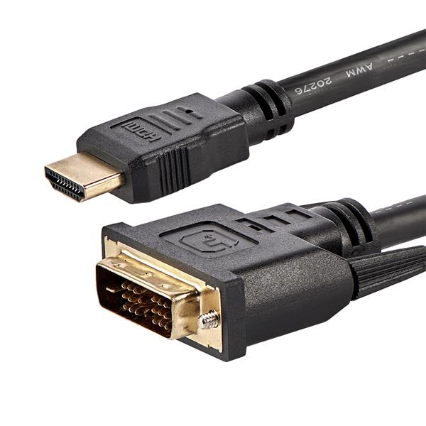 CABLE ADAPTADOR HDMI A DVI-D 1,8 MTS.
