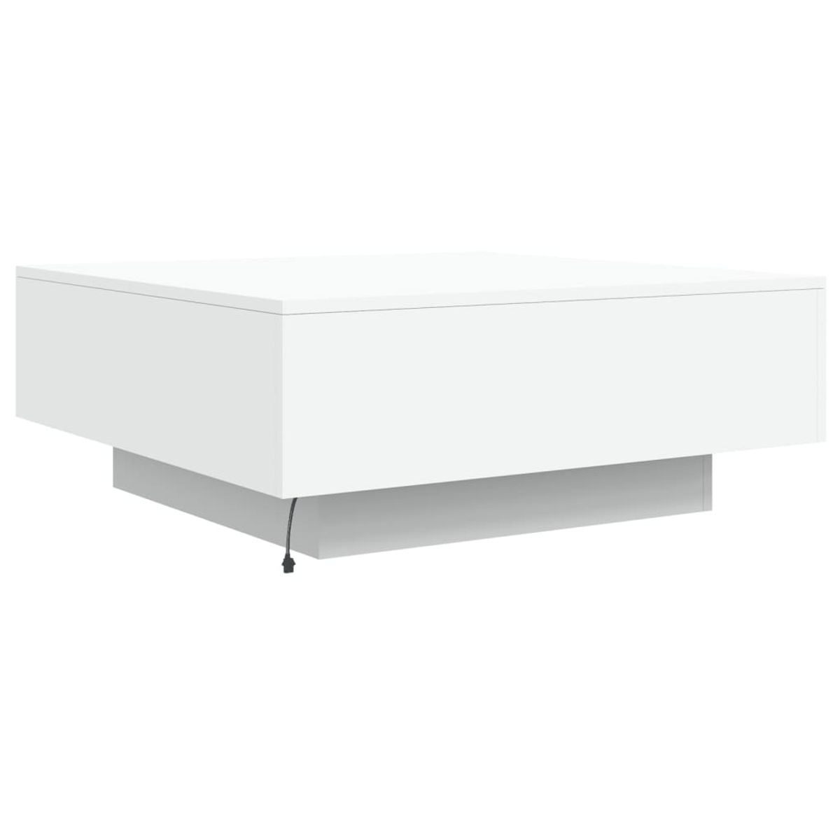 Mesa de centro Limm con luces LED 31x80x80 cm