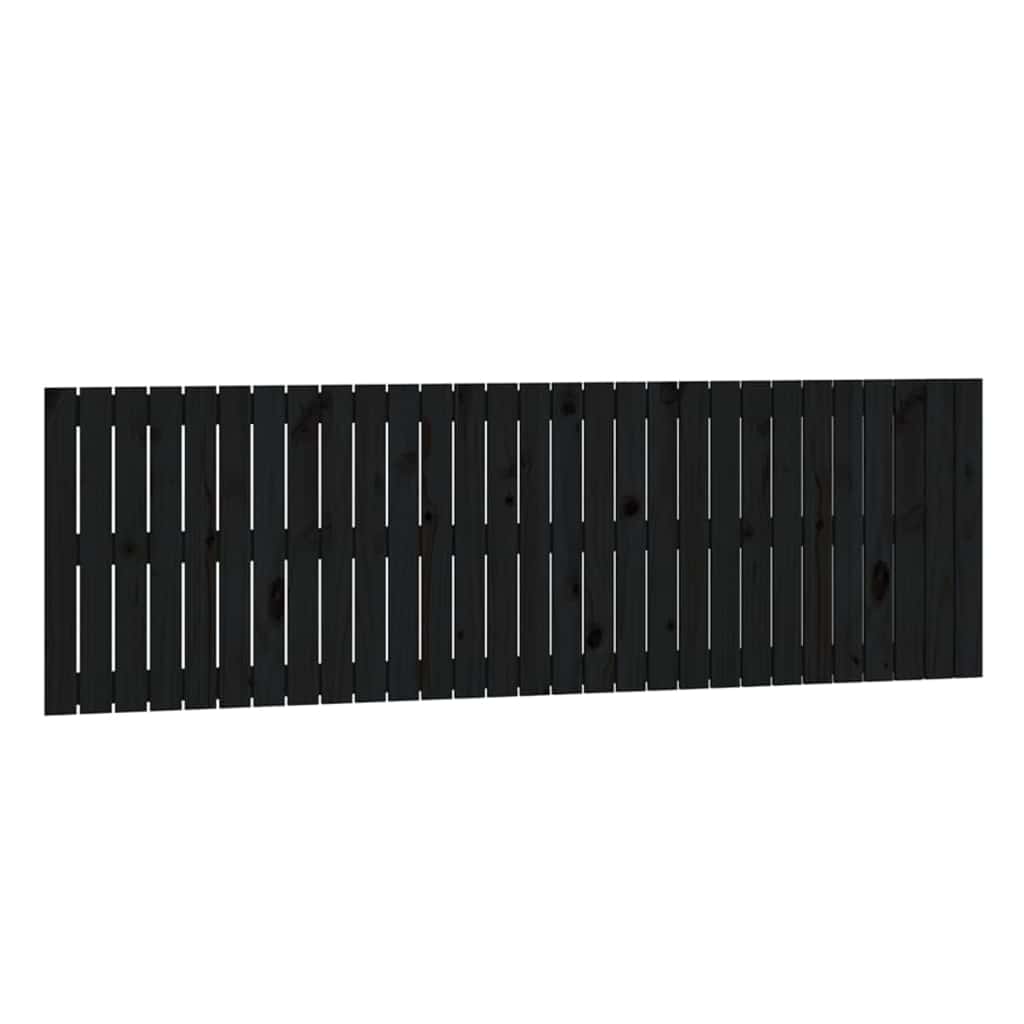 vidaXL Cabecero de cama de pared madera maciza de pino 185x3x60 cm