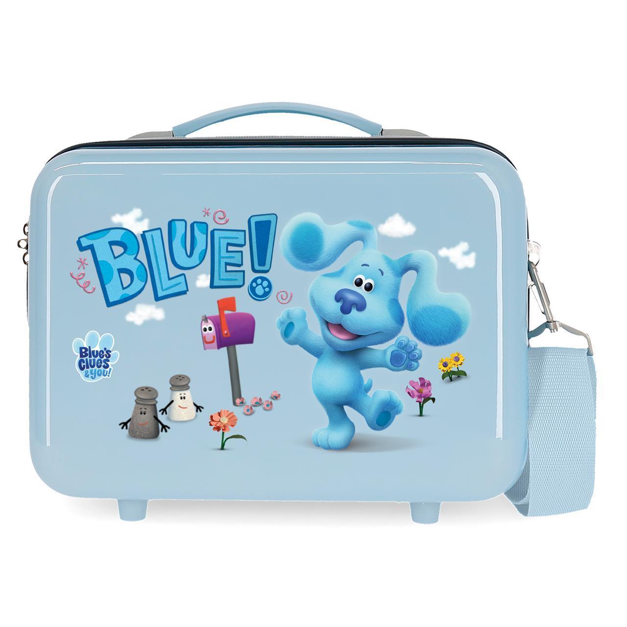 Neceser Abs Nickelodeon Blue's clues & you azul claro 21x29x15cm