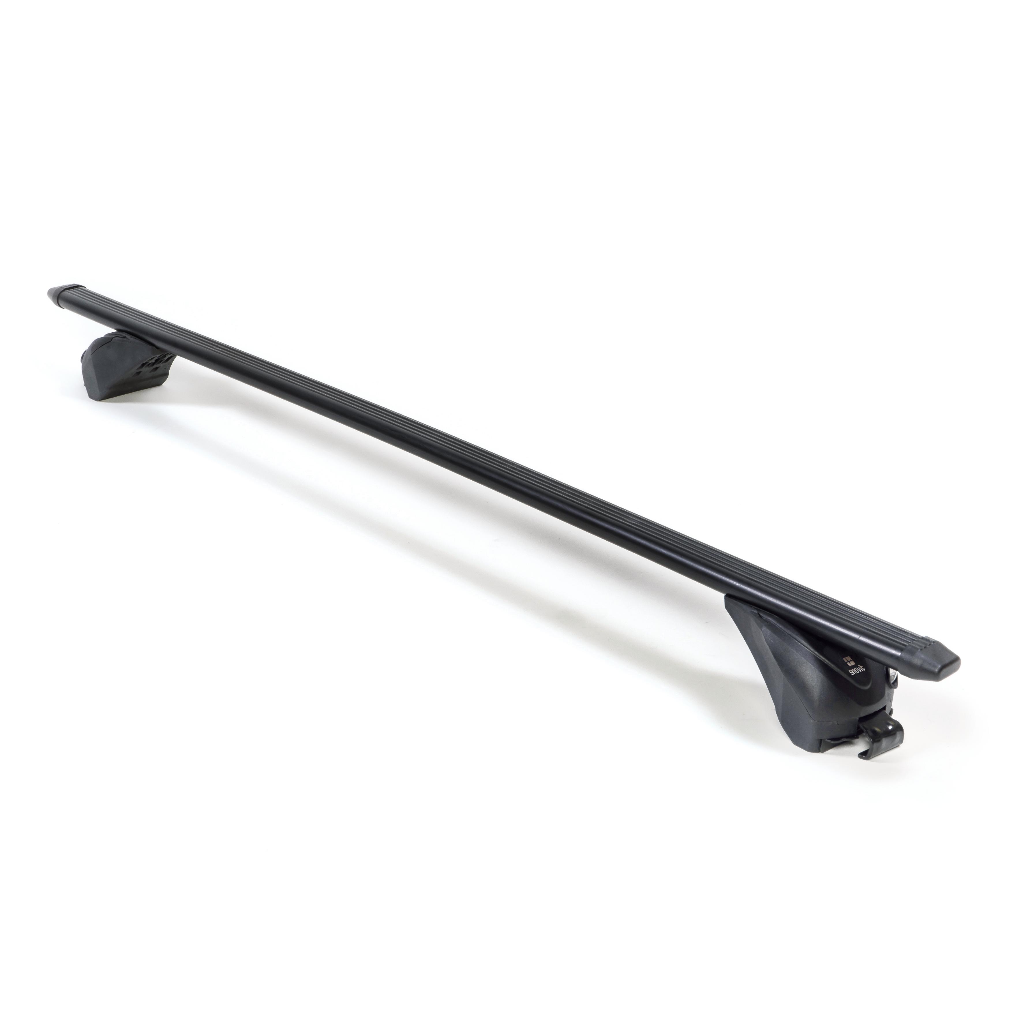 Barras de Techo SNOVIT CITY FLUSH | Acero 110–120 cm | Para Railing Integrado | Cerradura Incluida | 50 kg