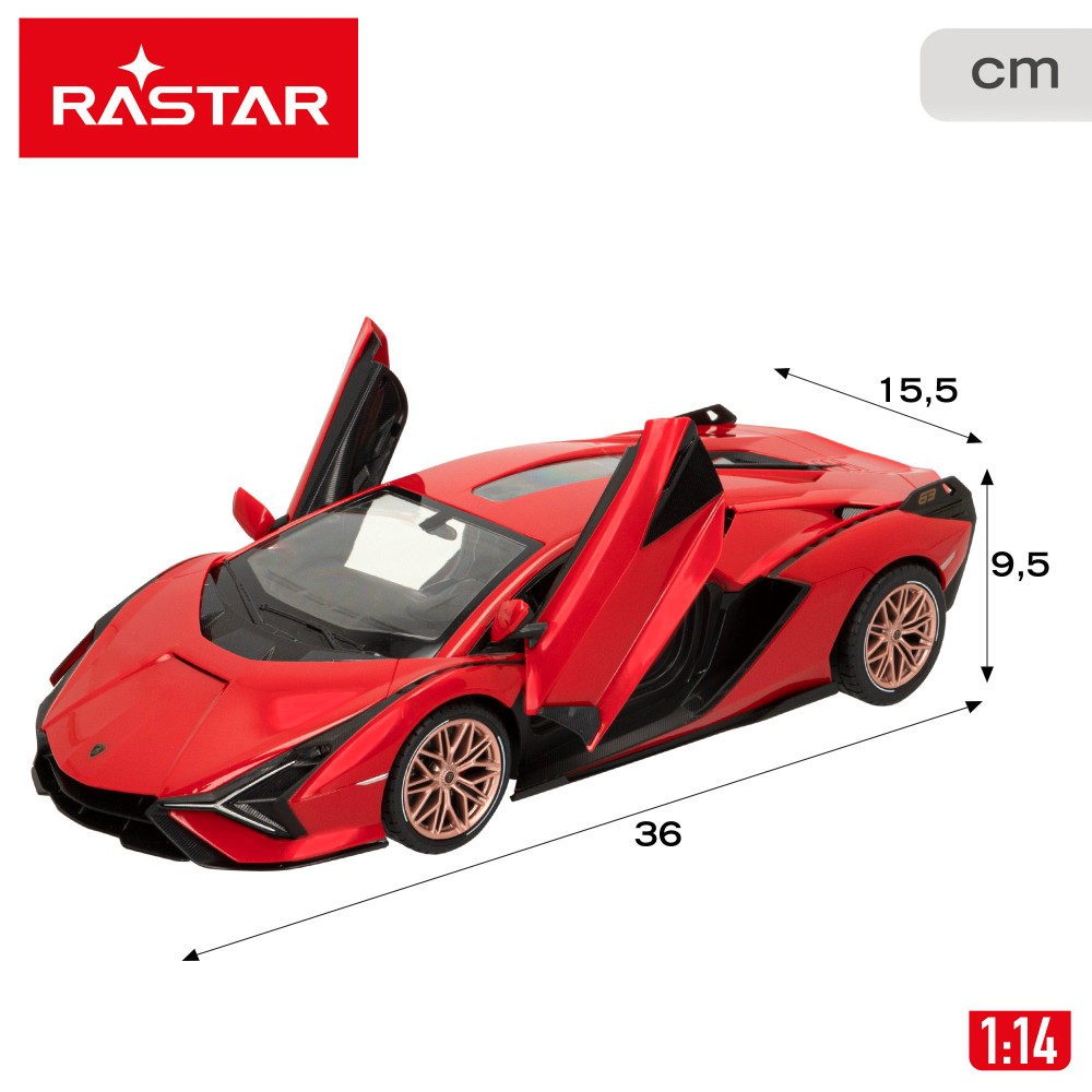 RASTAR Coche teledirigido Lamborghini Sián FKP 37 1:24, Coche teledirigido  Lamborghini Sián FKP 37, Coche