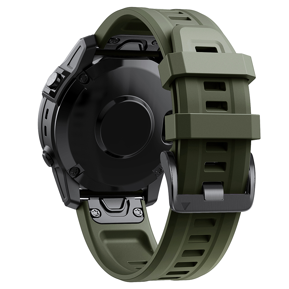 Correa de Silicona para Garmin Fenix 8 - 47mm / Fenix 7 / Fenix 6 / Forerunner 935 / Approach S60, Banda Básica Conectores Quickfit 26mm