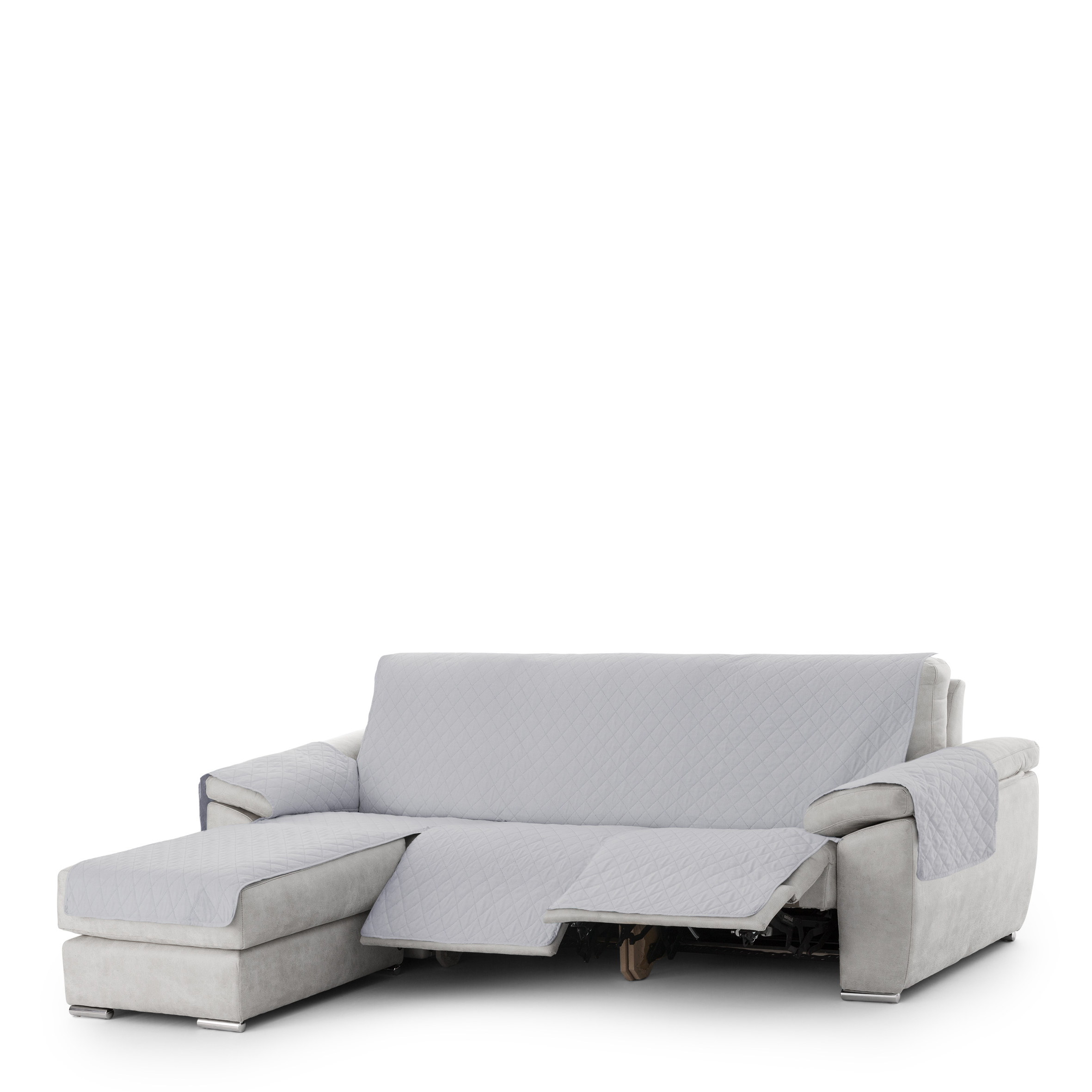 Funda de sofa chaise longue relax m/3 izq. c/06, Tamaño normal izquierda (mirando de frente),100x240x110cm, Fabricado en España