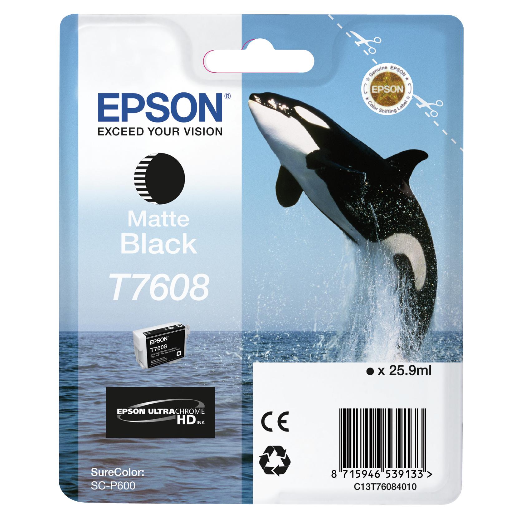 Epson T7608 Negro mate C13T76084010