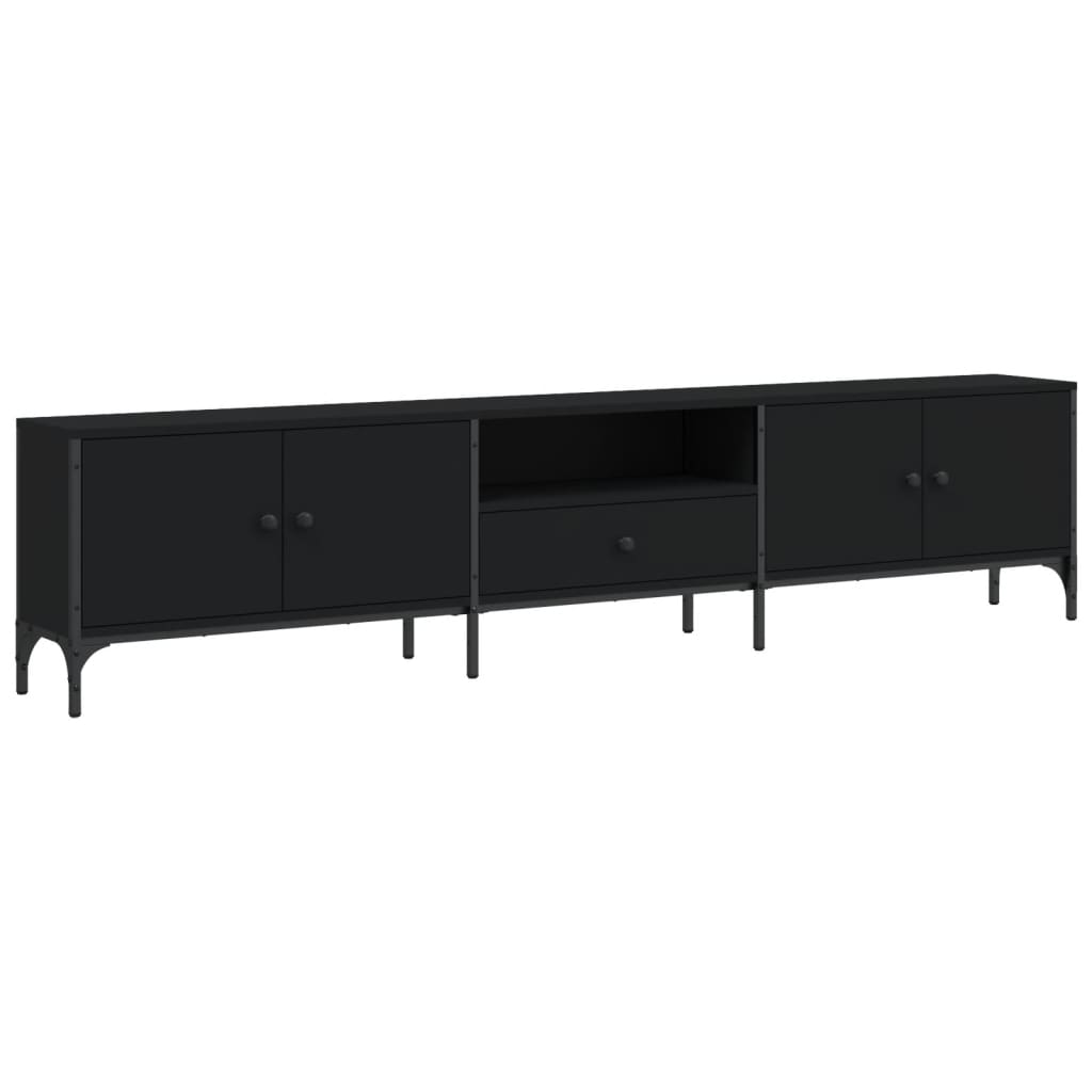Vidaxl Mueble de TV de Madera de Ingeniería con Cajón 200x25x44 Cm