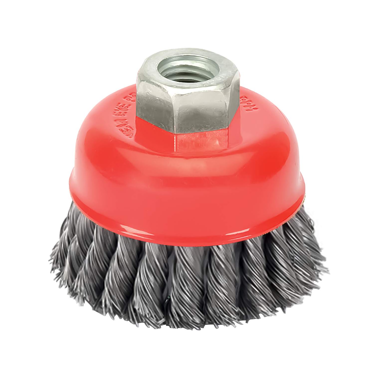 Cepillo Taza Acero Trenzado 100mm - Resistente y Duradero