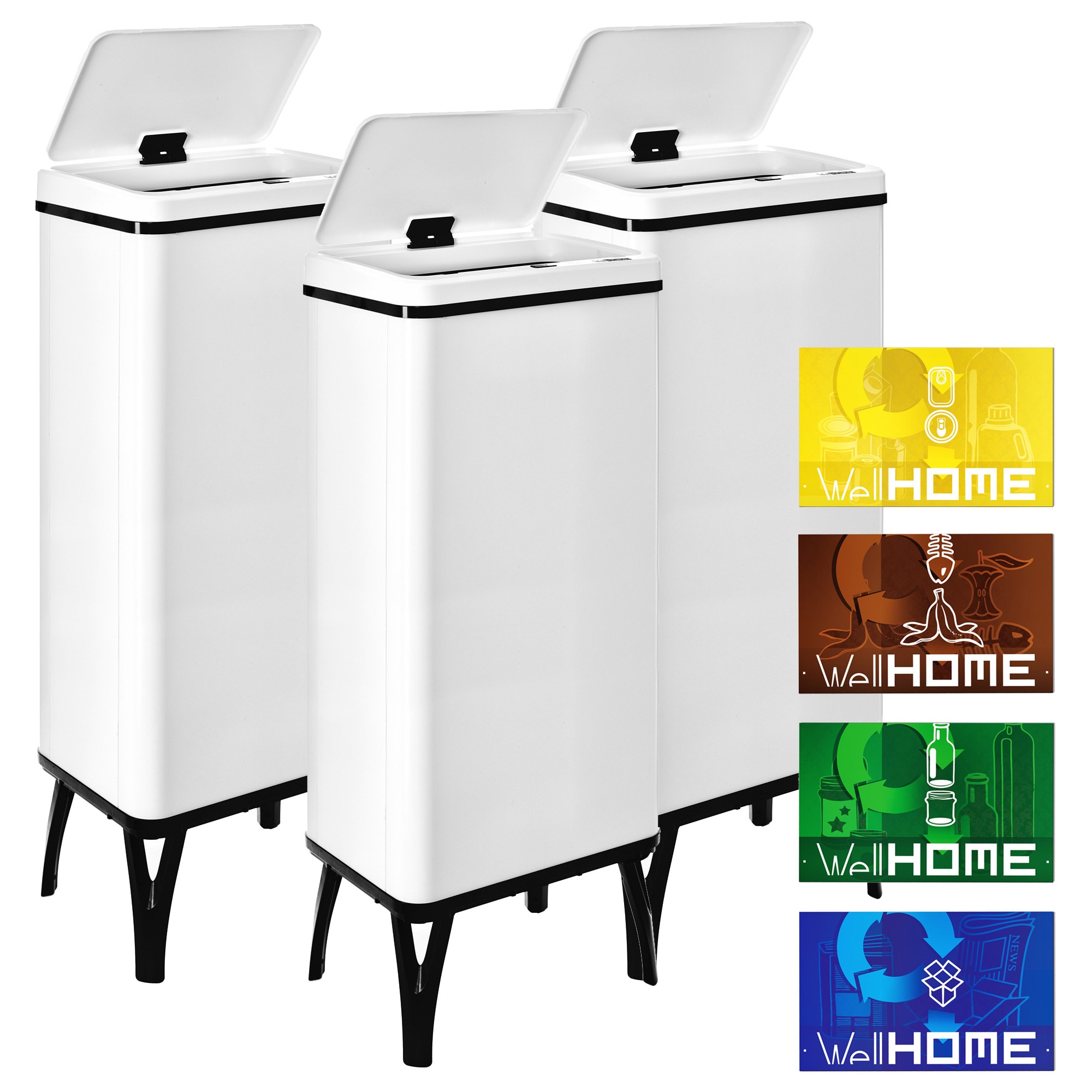 Wellhome Cubo de Basura Inteligente 60L