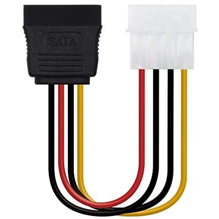 Nanocable Cable SATA Alimentación Molex 4pin/m-sata/h 16cm OEM