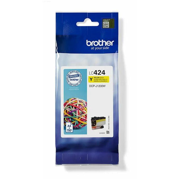 Brother LC-424Y Original Amarillo Para DCP-J1200W