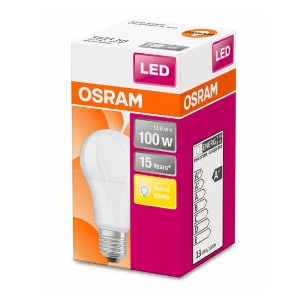BOMBILLA LED A60 CLASSIC 13w 827 E-27 OSRAM ADoceVoltios