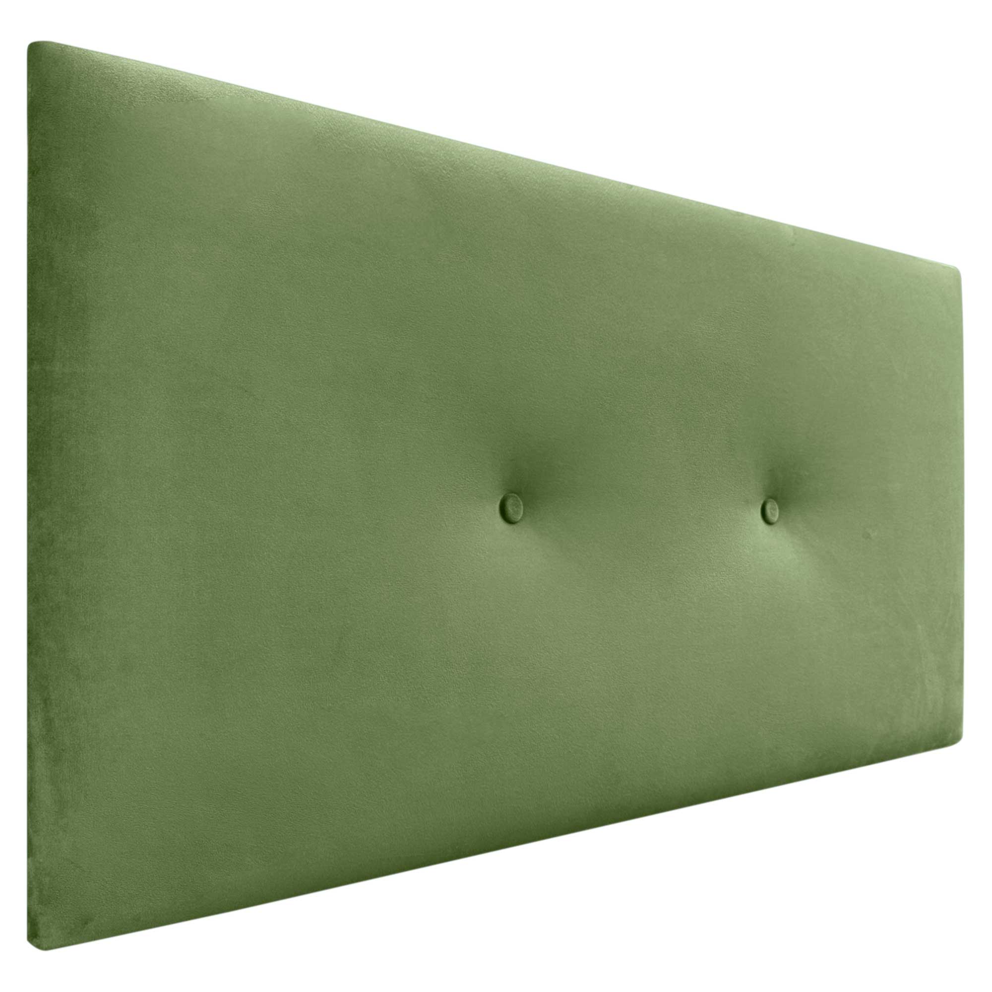 DHOME Cabecero en Terciopelo Liso con Botones Alta Gama Moderno con 4cm Grosor