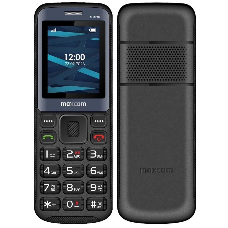 Maxcom Teléfono Móvil MM718 4G Negro