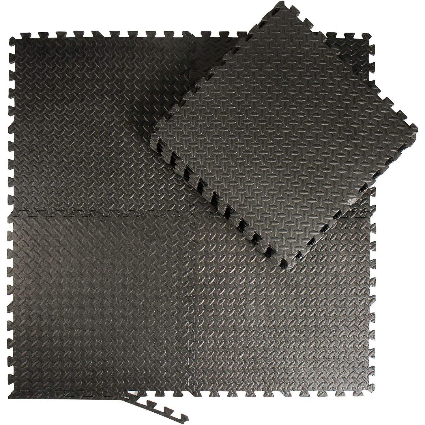 Esterilla de suelo con 12 piezas de goma eva que cubre un área de 4,32