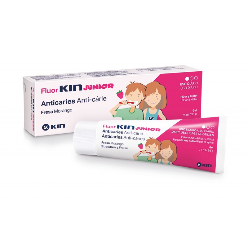 FLUOR KIN JUNIOR GEL FRESA 75 ML