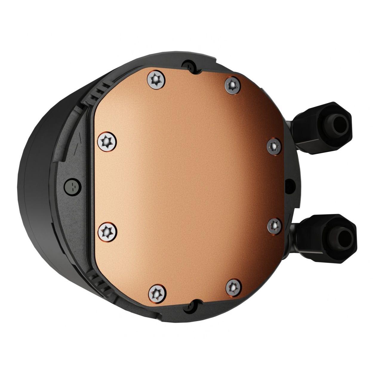 Genesis - Kit de refrigeración líquida Hydria 360 VE20416109 para PC con tres ventiladores, diseño negro y garantía de 36 meses
