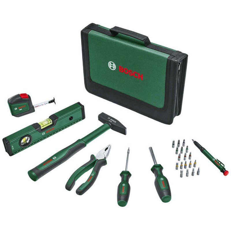 BOSCH 1600A02BY6 Juego de herramientas manuales Universal de 25 piezas