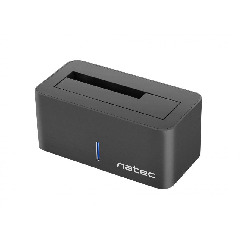 Estación de acoplamiento Natec Kangaroo USB 3.0 SATA Type-A Negro
