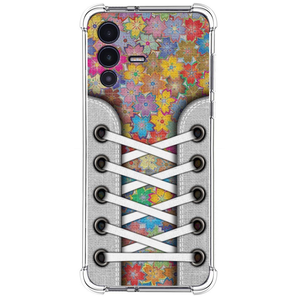 Funda Silicona Antigolpes para Vivo V23 5G diseño Zapatillas 05 Dibujos