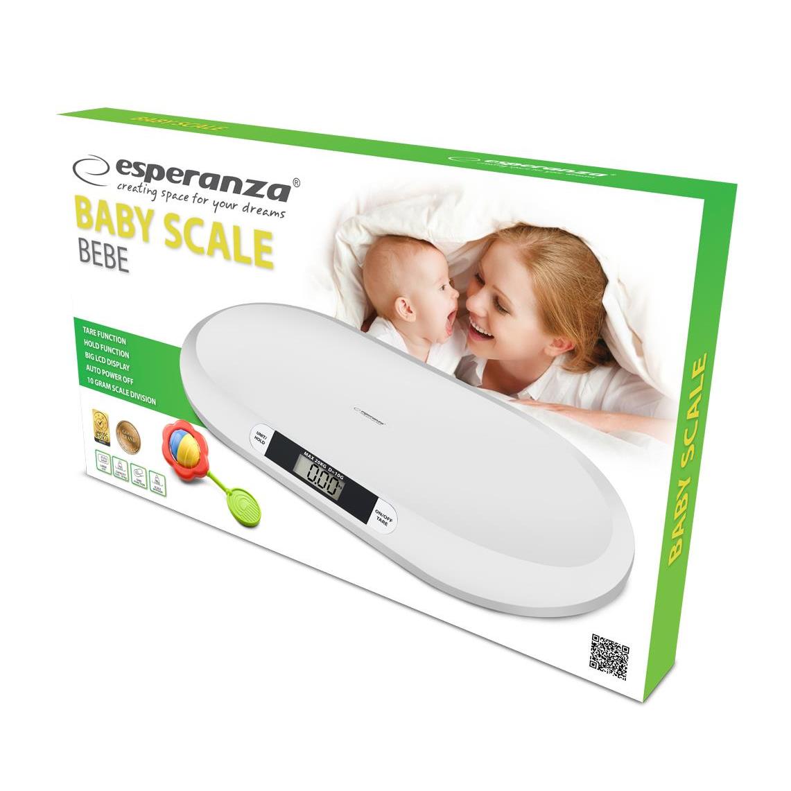 Weighing scale digital for children hope baby ebs019 (electronic; white color)