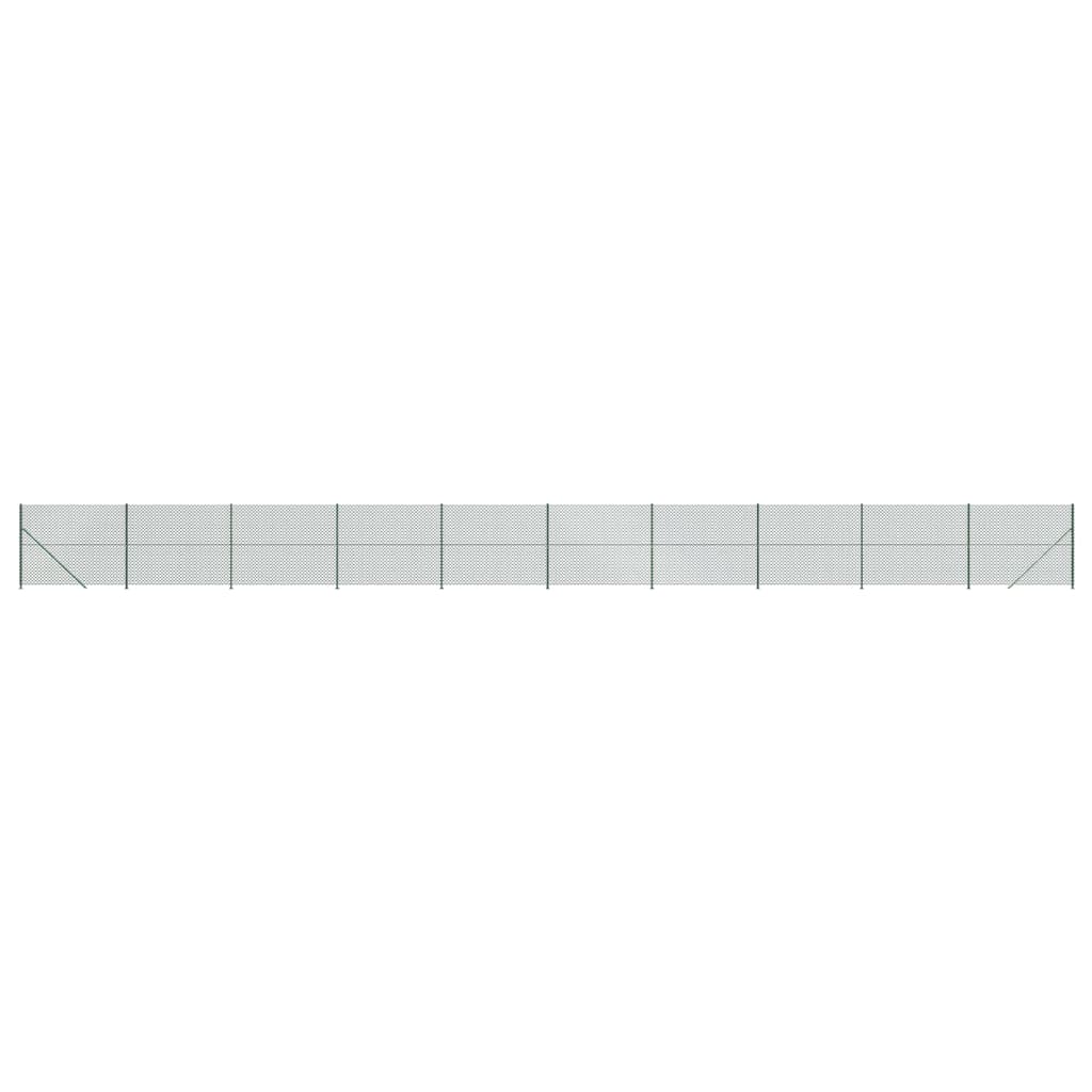 Vidaxl Cerca de Alambre con Brida Verde 1,8x25 M - Uso Múltiple para Plantas y Animales