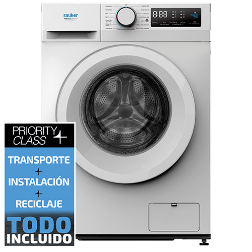 Lavadora integrable SAUBER SERIE 5-BI81123 V 8 kg a 1200 rpm