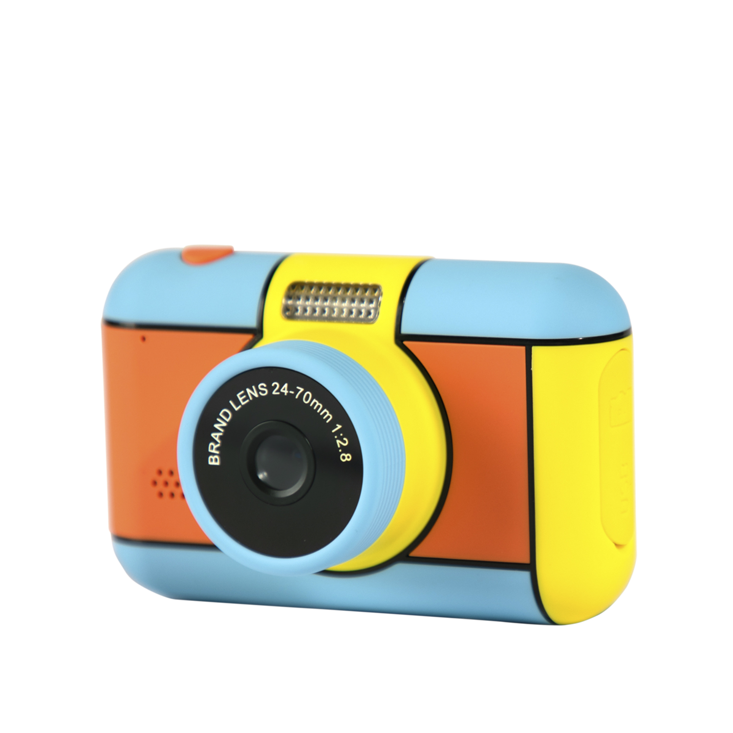DAM. Cámara digital D7 de fotos 32mpx y video HD para niños. Pantalla de 2,4 pulgadas. Con filtros y efectos. Lanyard de transporte. 9,5x4,3x6cm