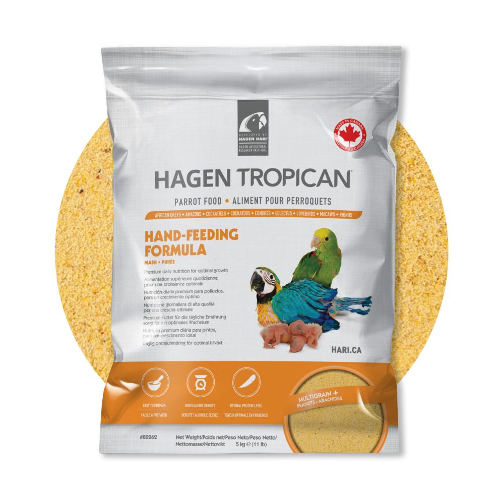 Papilla para cría de loros Tropican