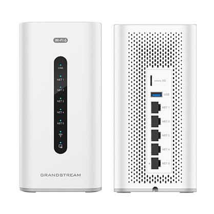 Grandstream gcc6010w soluci&oacute n todo en uno:vpn router,firewall,ip pbx y ap wifi6.puertos config. lan/wan(max.3 wan):5xgbe.2x2:2 mu-mimo 2,4ghz y 3x3:3 mu-mimo 5ghz.3 antenas internas.vpn router 3 gbps.