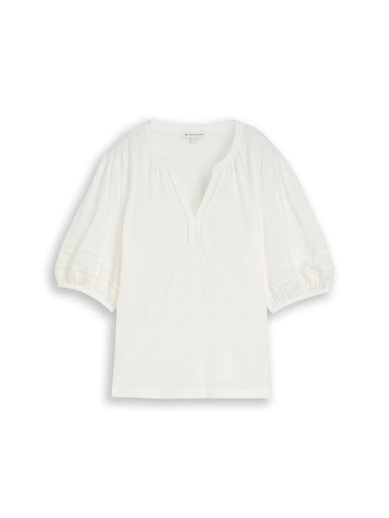 Blusa Tom Tailor Whisper White 1051206 10315