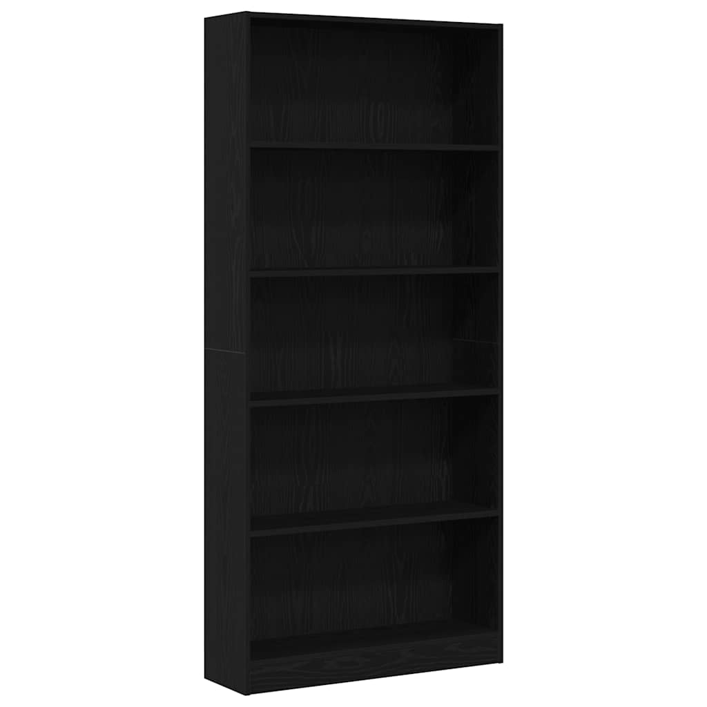 vidaXL Estantería de madera de ingeniería 80x24x176 cm Multicolor