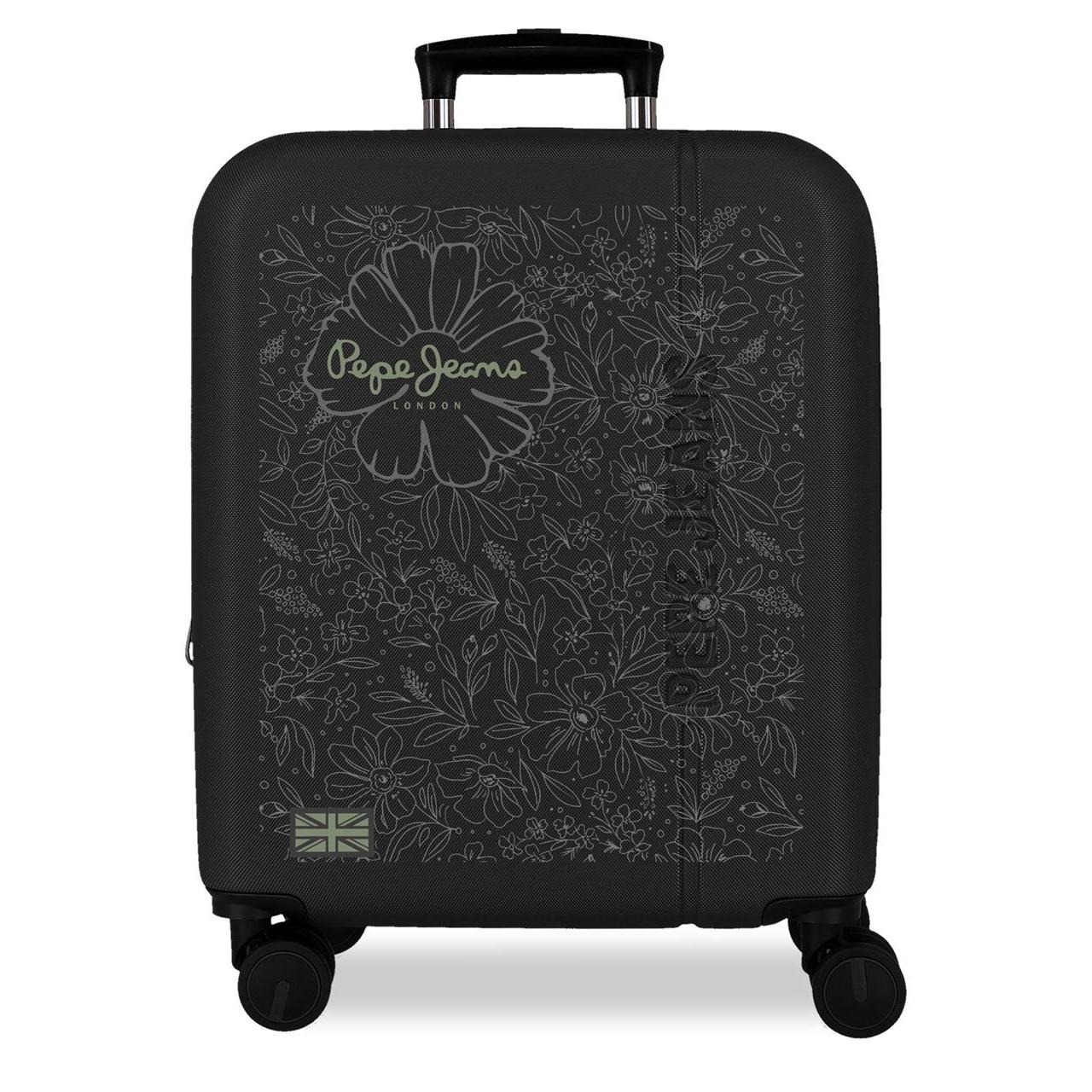 Maleta de cabina Pepe Jeans Eloise Negro 40x55x20cm