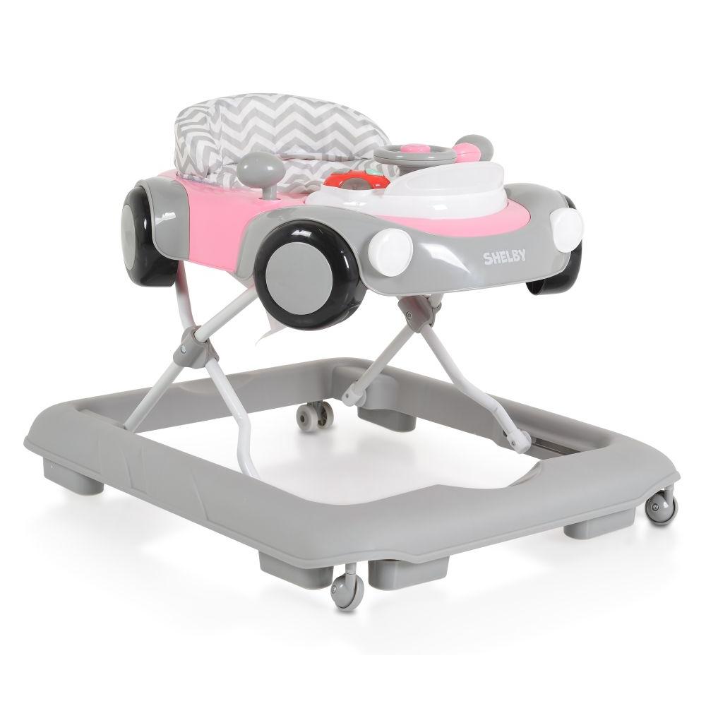 Moni Cangaroo Andador Infantil SHELBY de Cangaroo - Ruedas 360º - Seguridad Garantizada - Panel Musical