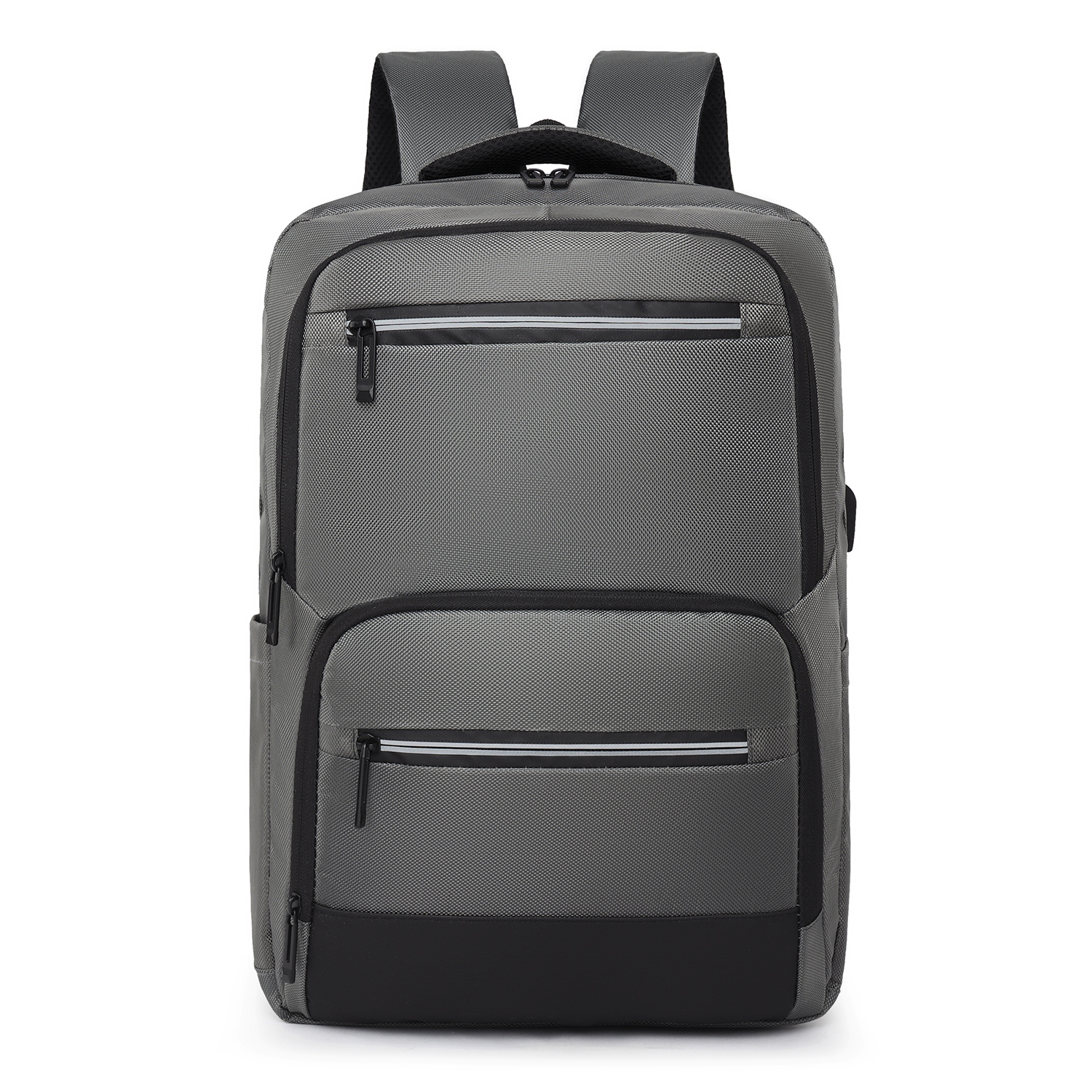 DAM Mochila de viaje con gran resistencia, impermeable y con conexión USB. Acolchada, ventilada y con asa para trolley. 30,5x16x45 Cm.