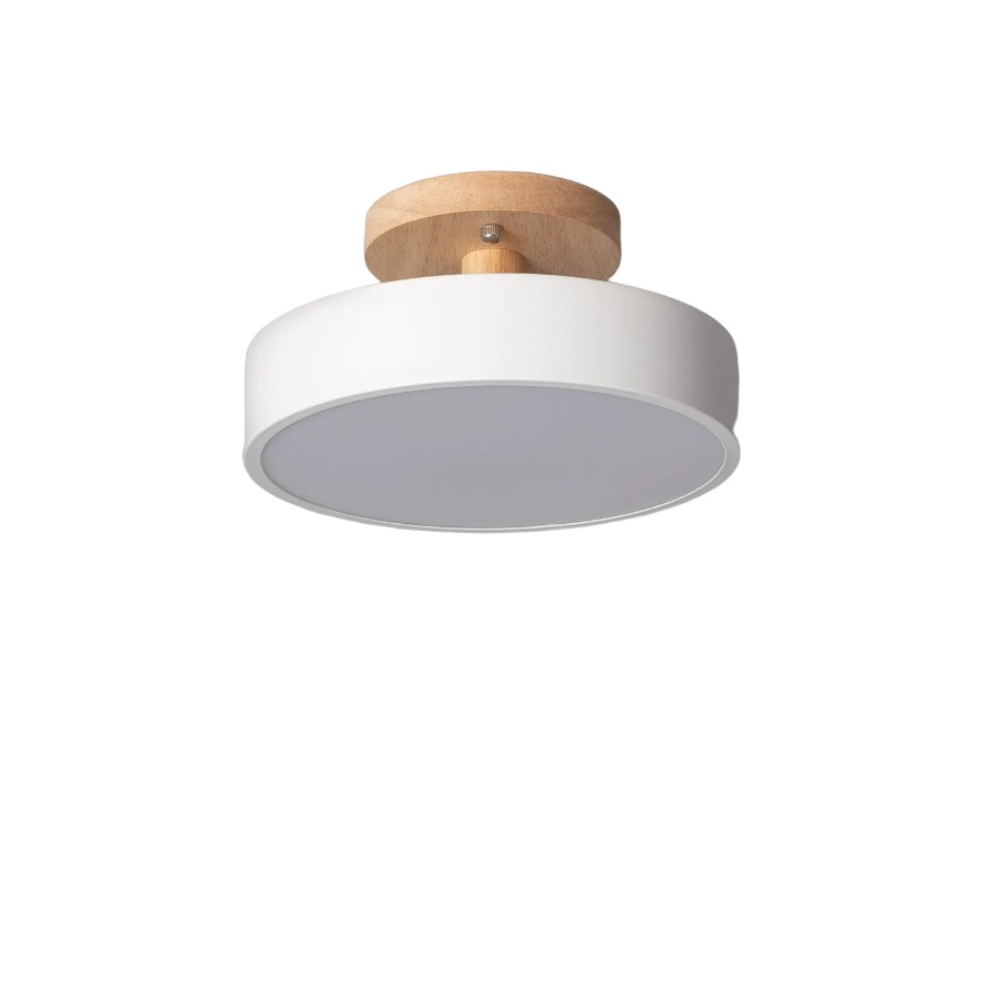 Lámpara de Techo LED 12W Madera y Metal CCT Seleccionable Whisty - efectoLED