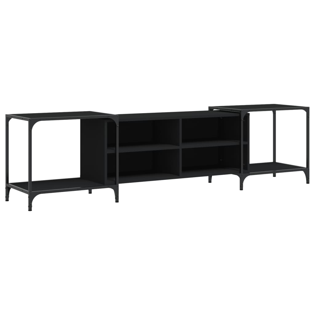 vidaXL Mueble de TV madera de ingeniería 203x37x50 cm, Mueble de Salon, Mueble TV, Mueble TV salon, Mesa de TV, Mueble tele