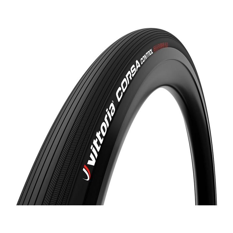 Vittoria - Cubierta Corsa Control G2 TLR 700x30c para bicicleta de carretera sin cámara, lista para uso inmediato con tecnología G+, ancho 30 mm y medida ETRTO 30-622