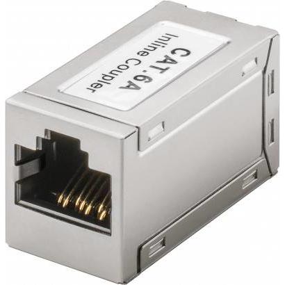 Goobay 72499 RJ-45 Metálico - Conector (RJ-45, Metálico, Metal)