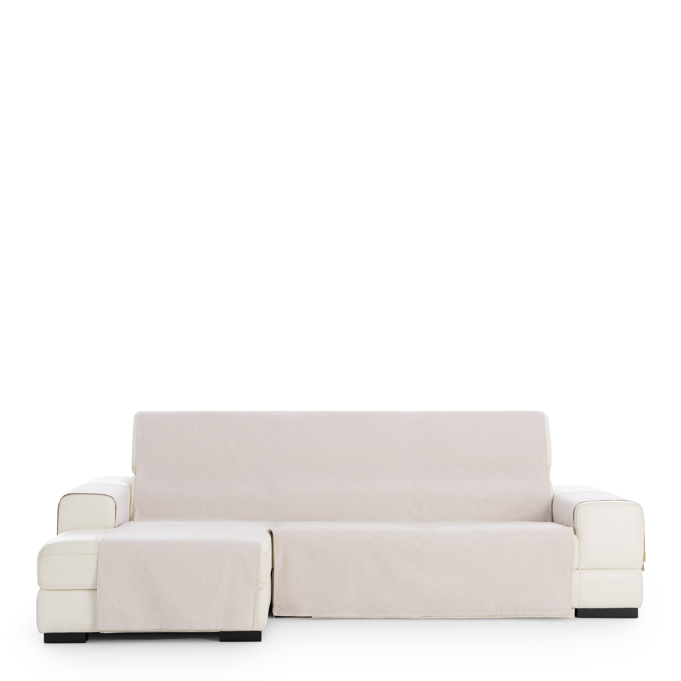 Funda de sofa chaise longue m/3 aqua izquierda (Mirando de frente) c/42 extra, Tamaño extra izquierda, 170x310x110cm, Fábricada en España