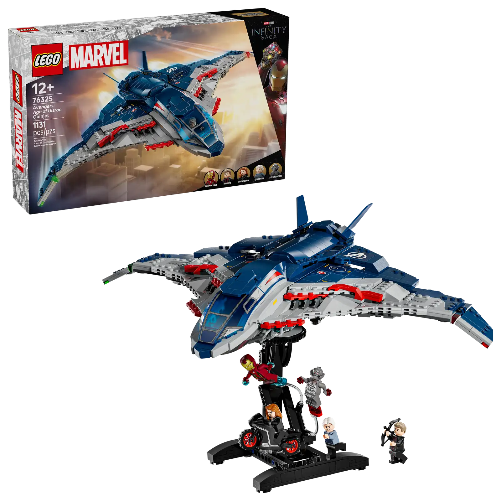 LEGO LEGO Marvel Quinjet Vengadores Era de Ultrón 76325