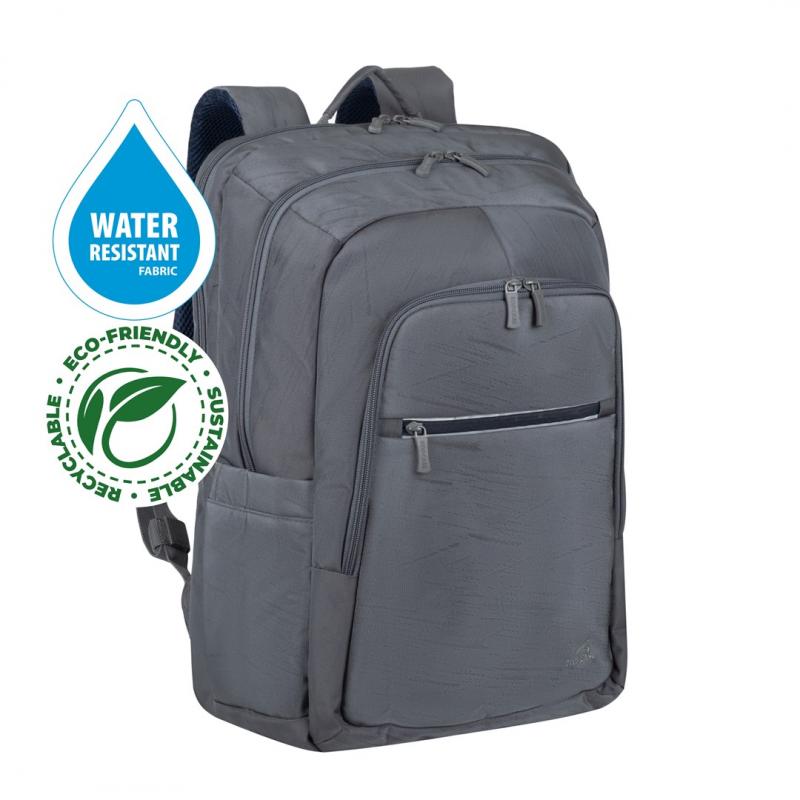 Mochila Rivacase Eco-Friendly para Portátil 17,3″ RPET Resistente al Agua Acolchada