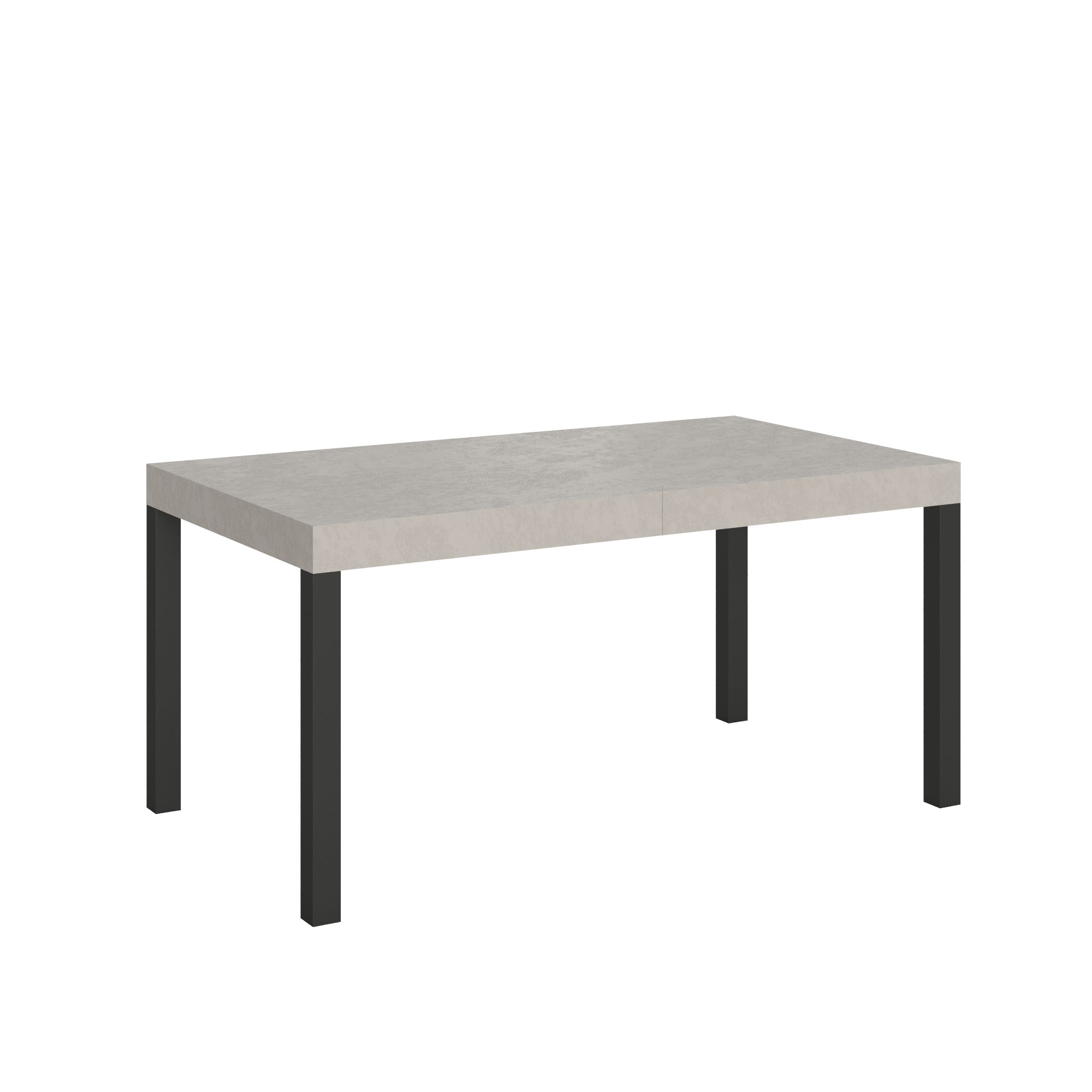 Mesa extensible 160/244x80 cm Everyday cachemir patas antracita - Itamoby