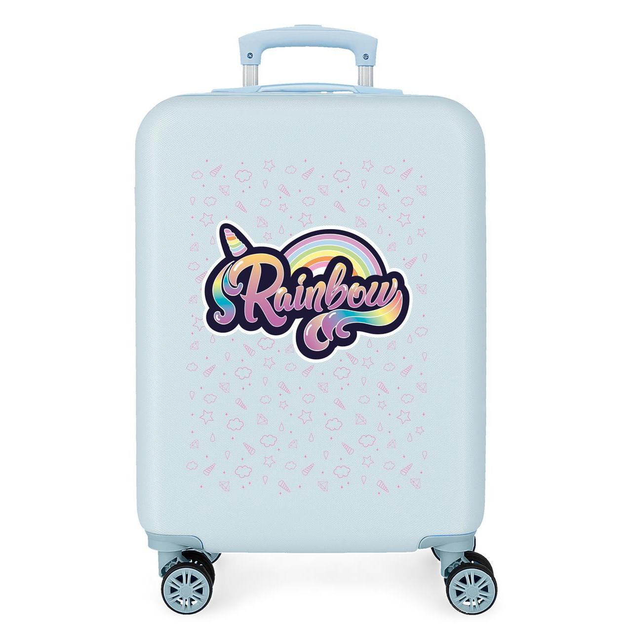 Maleta de cabina Movom Rainbow azul claro 55x38x20cm