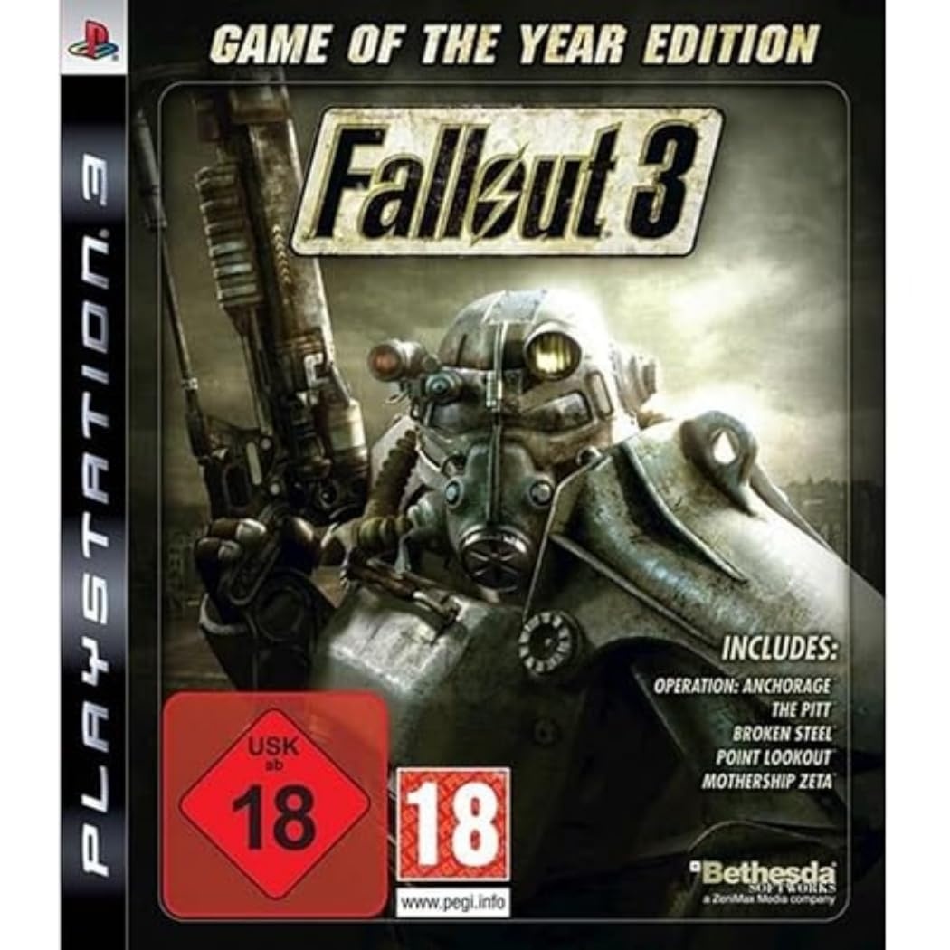 Fallout 3, Game of the Year Edition (Essentials) Juego para Consola Sony PlayStation 3 PS3
