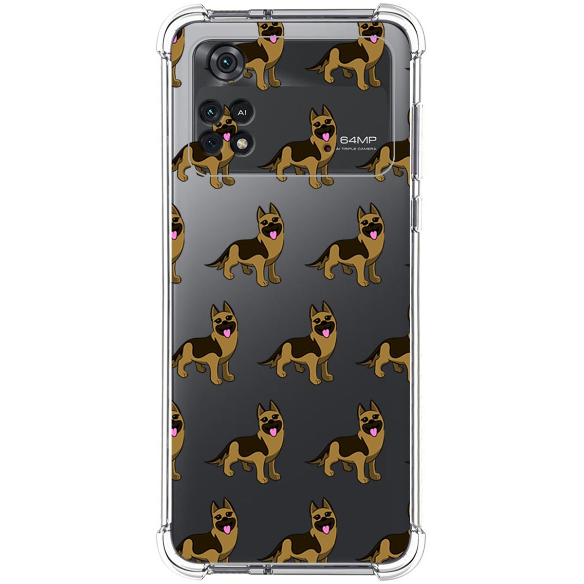 Funda Silicona Antigolpes para Xiaomi POCO M4 Pro 4G diseño Perros 09 Dibujos
