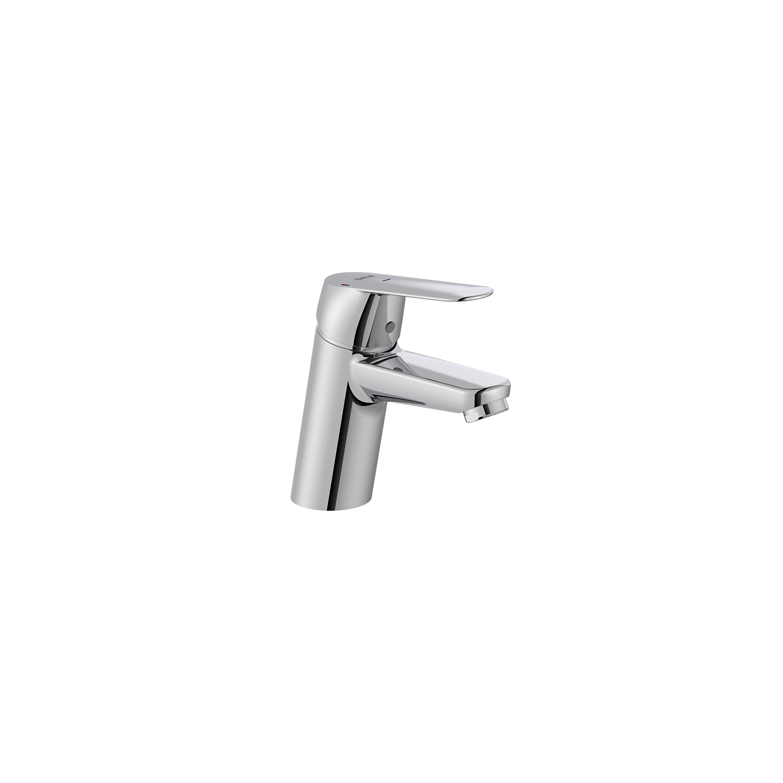 Roca A5A3L25C00 Mezclador Lavabo, Cuerpo Liso, Coleccion Alfa, Cromo