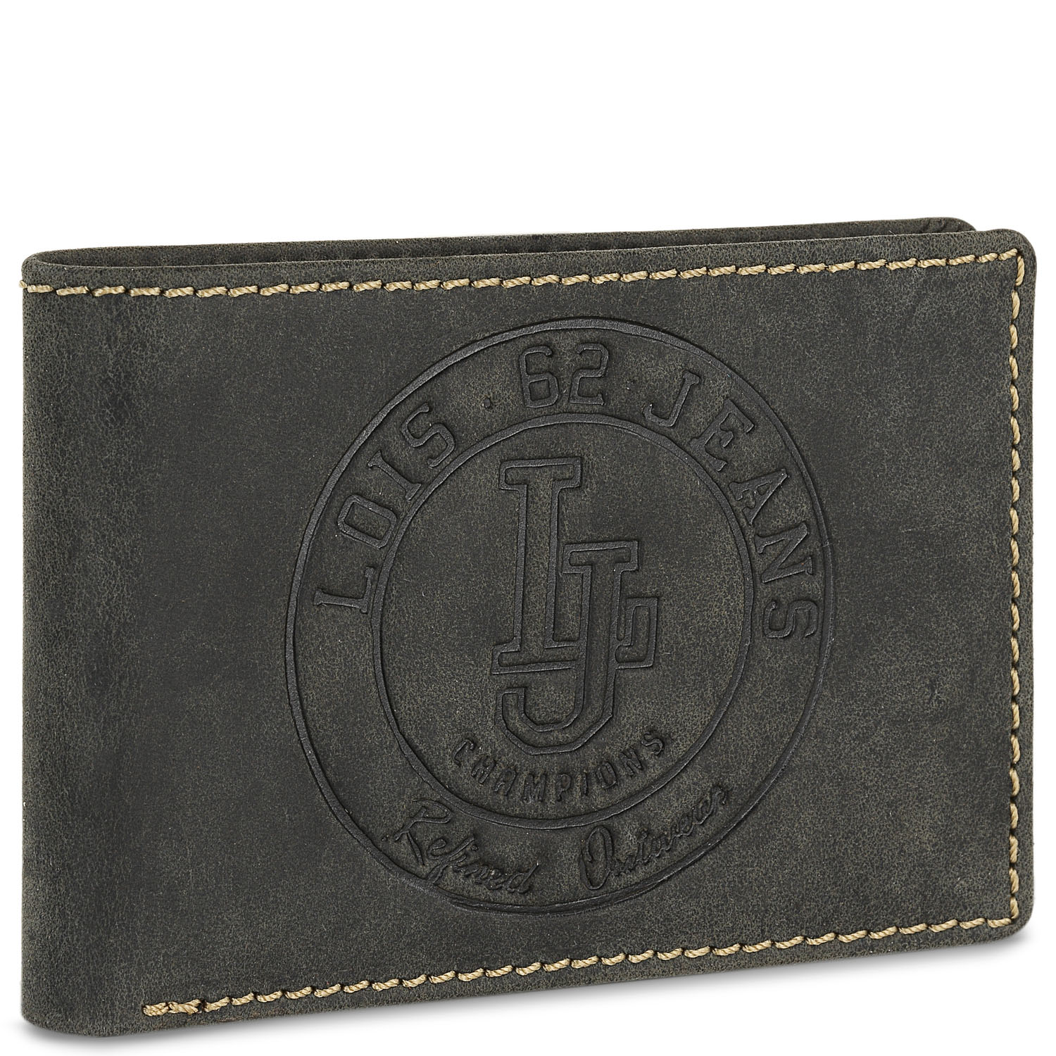 Carteras Para Hombre Piel - Cartera Hombre Marca Lois - Billeteras Para Hombre Con Compartimento Para Tarjetas - Monedero Hombre Piel Autentica Con Cremallera - Cartera Tarjetero Hombre RFID 203186